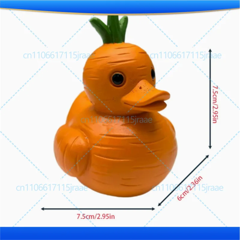 Creative 3D Cute Duck Resin Craft Figurine Home Desktop Courtyard Decoration Mini Ornament Micro Model