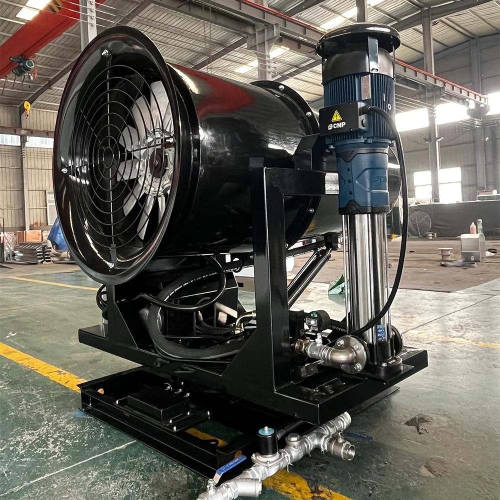 Reliable 60m Fog Cannon Mist Spray Machine for Dust Suppression New Condition for Mine Sites