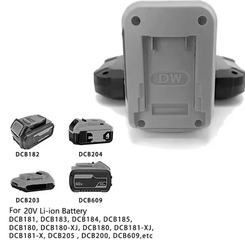 For Dewalt With USB Work Light 20V Lithium Battery Camping Lamp LED  Lantern Outdoor Flashlight Spotlight Emergency Tool Lights