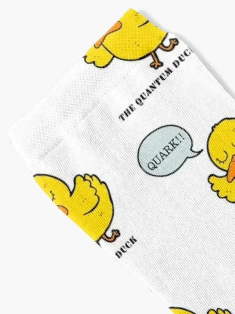 Quark, The Quantum Duck Socks cartoon moving stockings hiphop Soccer Socks Female Men's