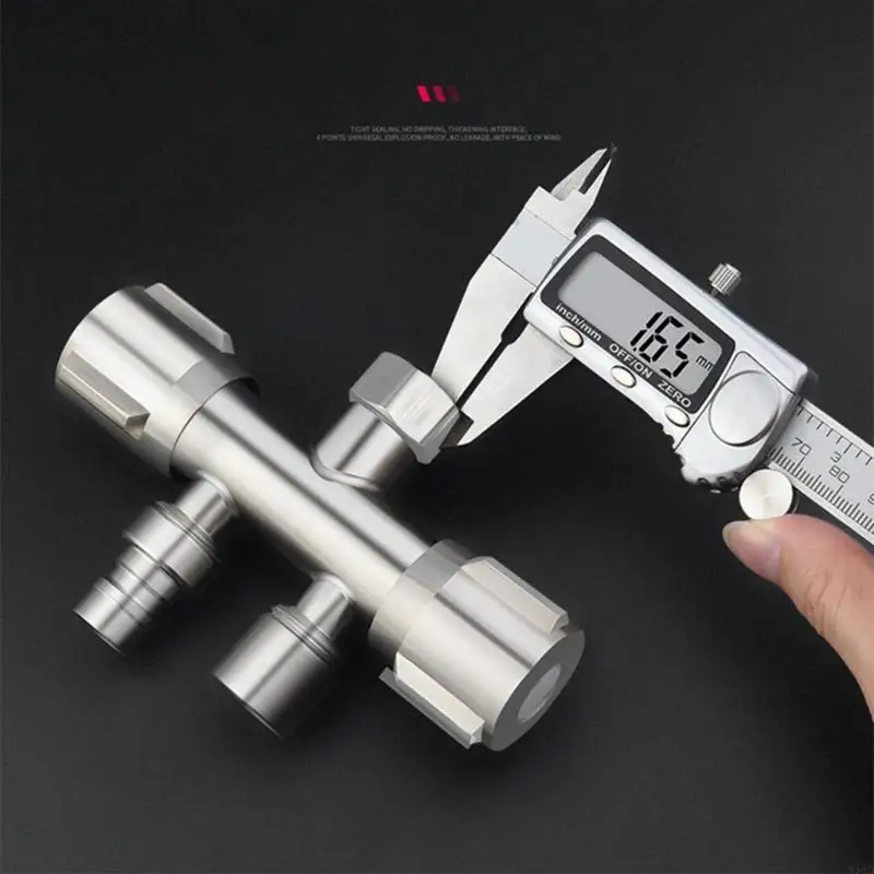 مراقبة مزدوجة صنبور حديقة الري التحكم في مياه الغسالة المرحاض دش الصمامات صمامات الحمام N58D