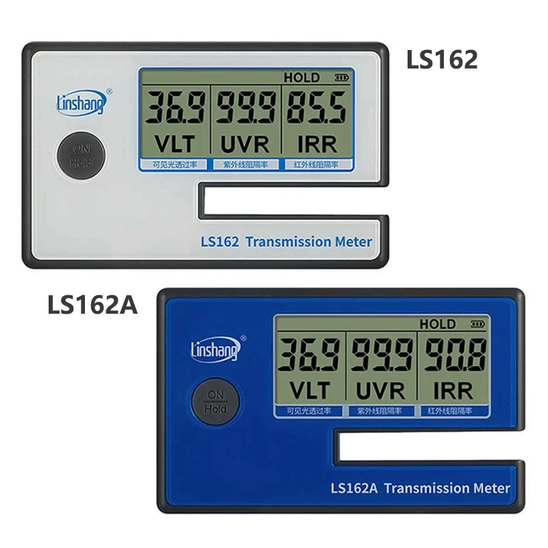 

Portable Window Tint Transmission Meter Linshang LS162 Measure IR Rejection UV Blocking Rate Visible Light Transmittance