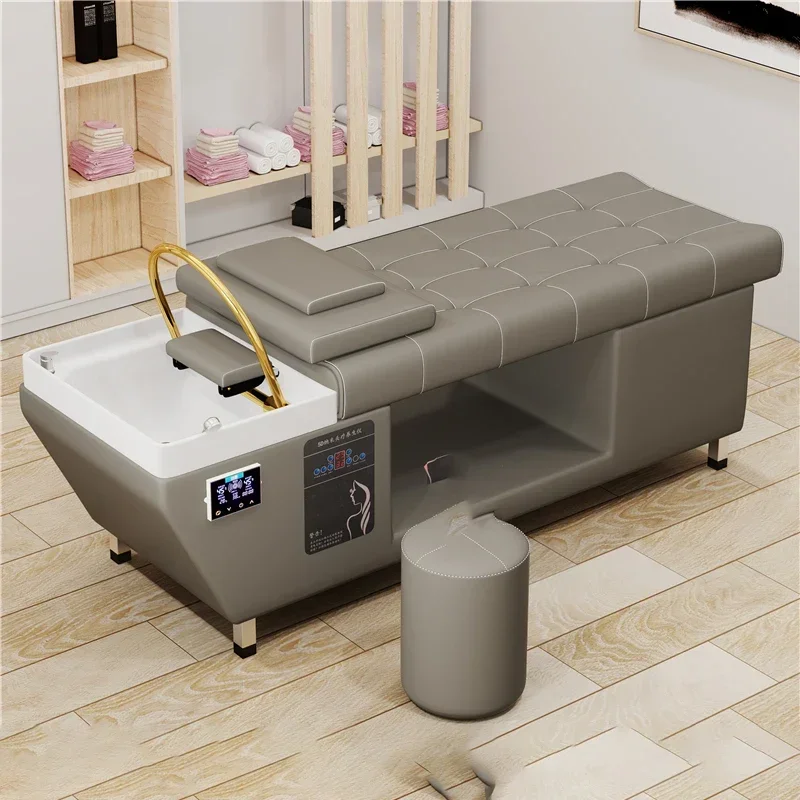 Hairdressing Chair Salon Styling Shampooing Domicile Professional Hairdresser Washing Machine Reclining Chair Cama Barber Wash