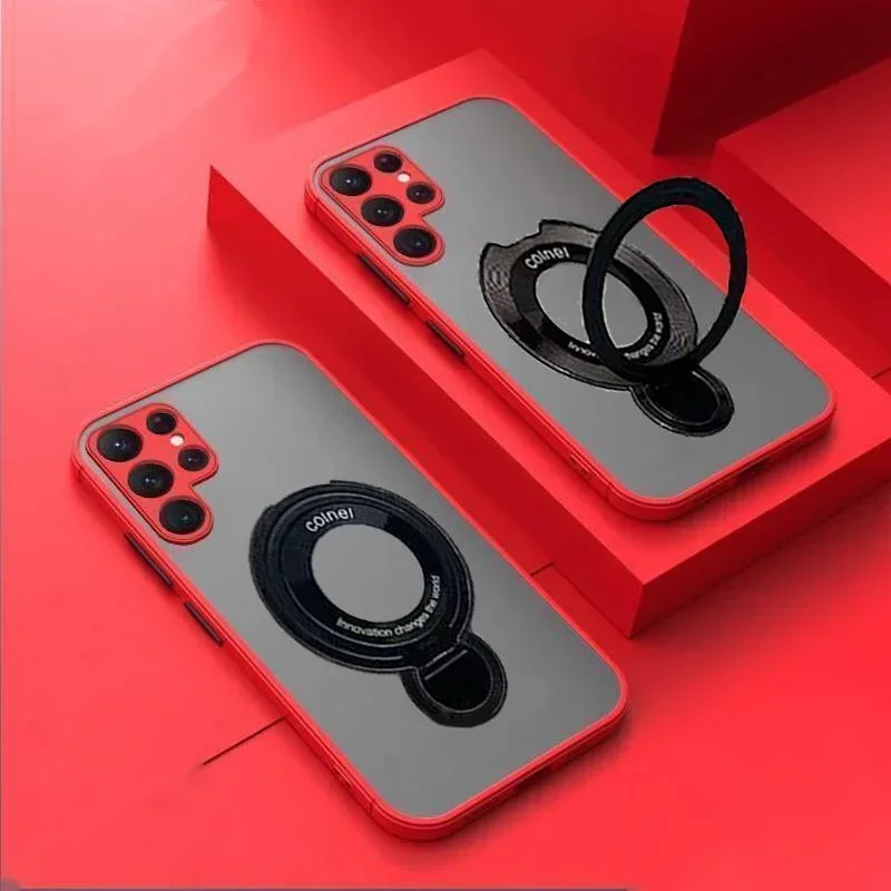 Staffa di Supporto Per Magsafe Cassa Del Telefono Magnetico Per Samsung Galaxy S24 S23 S22 S21 s25 Ultra S10 Plus S20 FE A16 A06 copertura funda