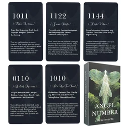 12x7cm numero di angolo Oracle Cards in Box versione inglese Tarot Deck divinazione Prophet