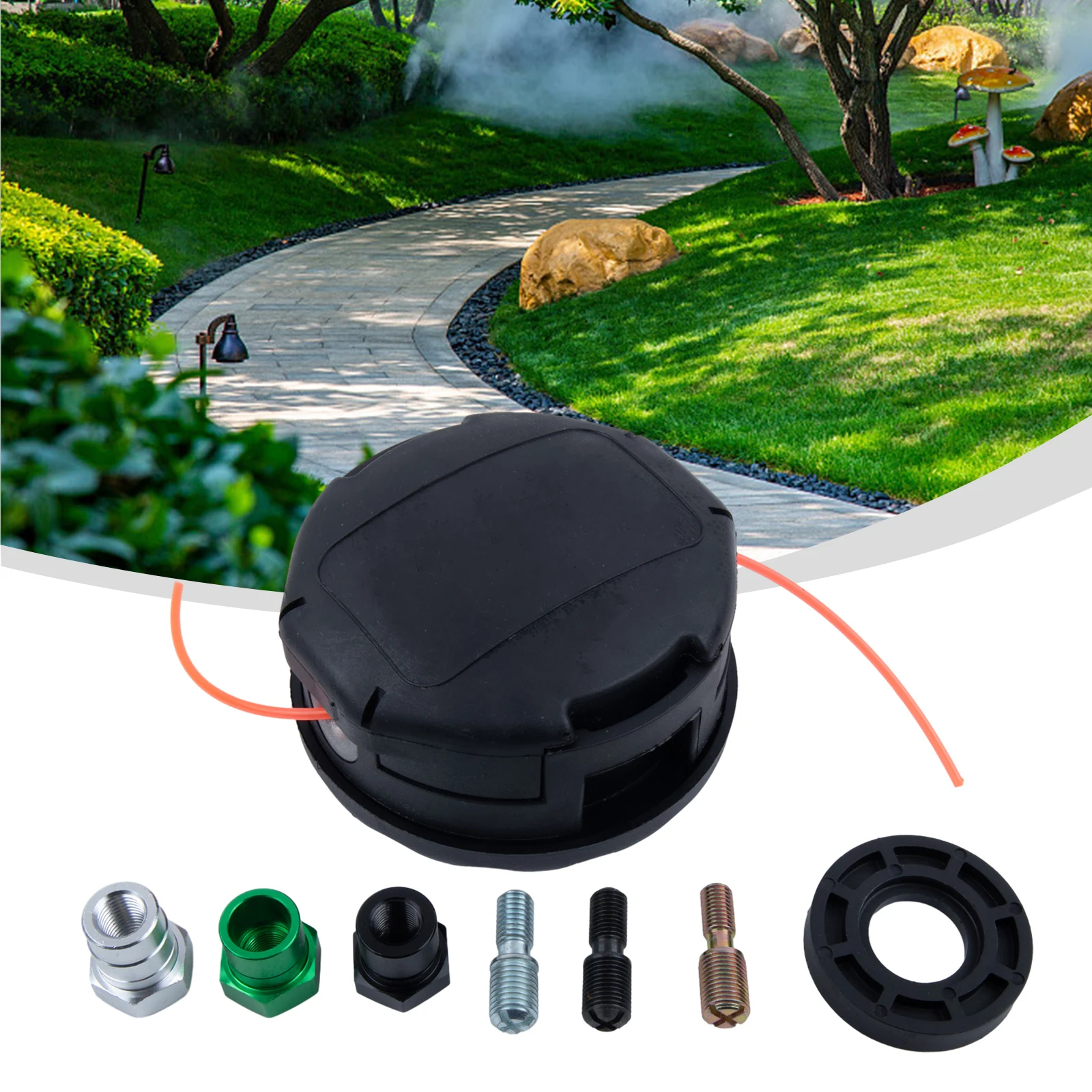 1set String Trimmer Head Kit For Echo Speed-Feed 400 Head SRM-225 SRM-230 SRM-210 Garden Power Tool Replacement Accessories