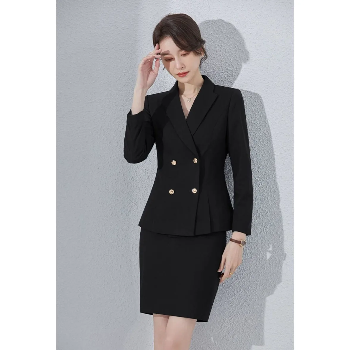 Women Professional Formal Suits 2025 Spring Autumn New Office Ladies Formal Blazer Jacket + Suit Pants Or Skirts Sets 2PCS