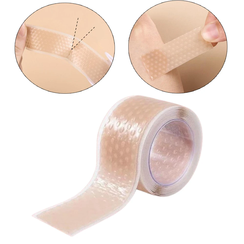 1 rolo anti desgaste gel protetor de calcanhar remendos de pé adesivo blister almofadas forro de calcanhar sapatos adesivos alívio da dor almofada de cuidados com os pés