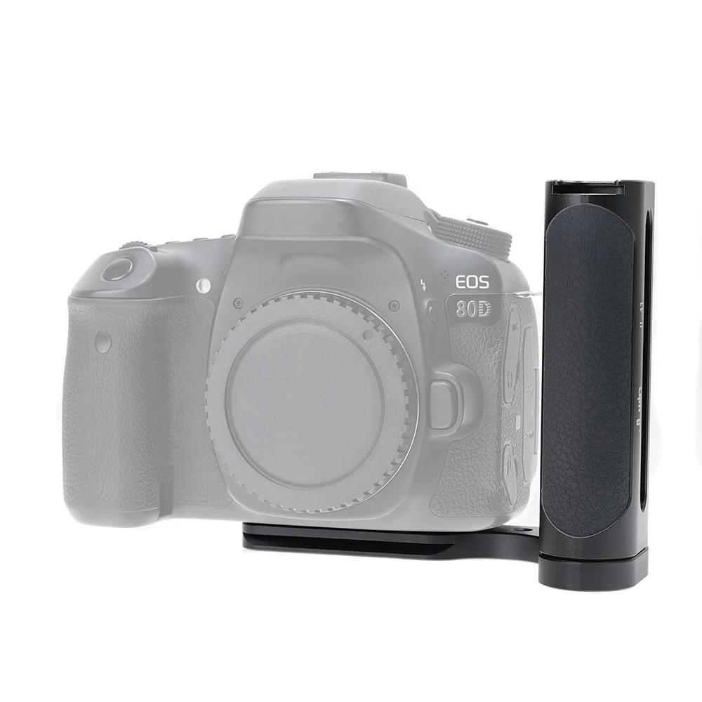 

FOTGA Left Side Handle Vertical Shoot Camera Quick Release L Plate With 1/4 Screw Slots For Sony For Nikon For Canon Cameras