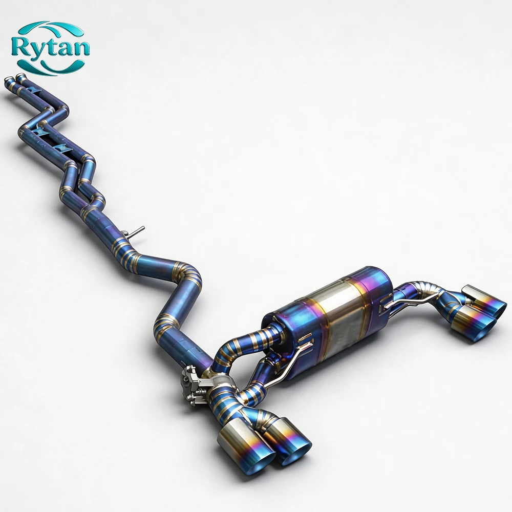 Rytan Exhaust Pipe Exhaust Valved High Quality Titanium Valvetronic Exhaust System Catback for 2012 E82 1M  3.0t N54