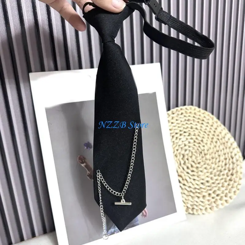 T21F روابط موحدة للجنسين سلسلة المعادن CENCTIE COSPLAY العلاقات السوداء مسبقا