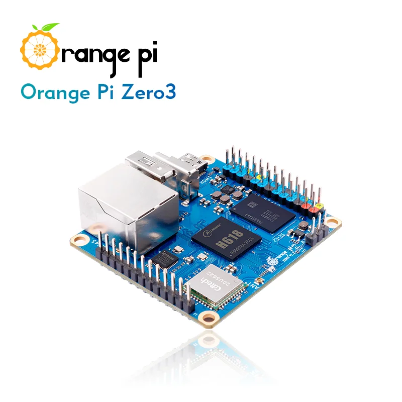 New: Orange Pi Zero3 4G + 5V3A Type C Power Supply Allwinner H618 64bit USB2.0 WiFi5 BT5.0 Gigabit Port Single Development Board