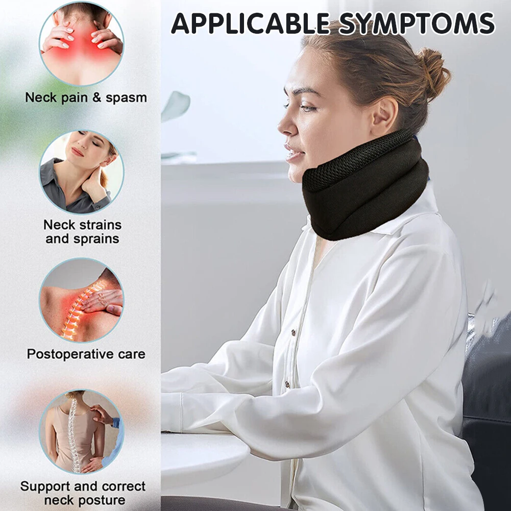 

Warm Neck Support Brace For Women Men Multi-Purpose Comfy Neck Brace For Homes Office Work