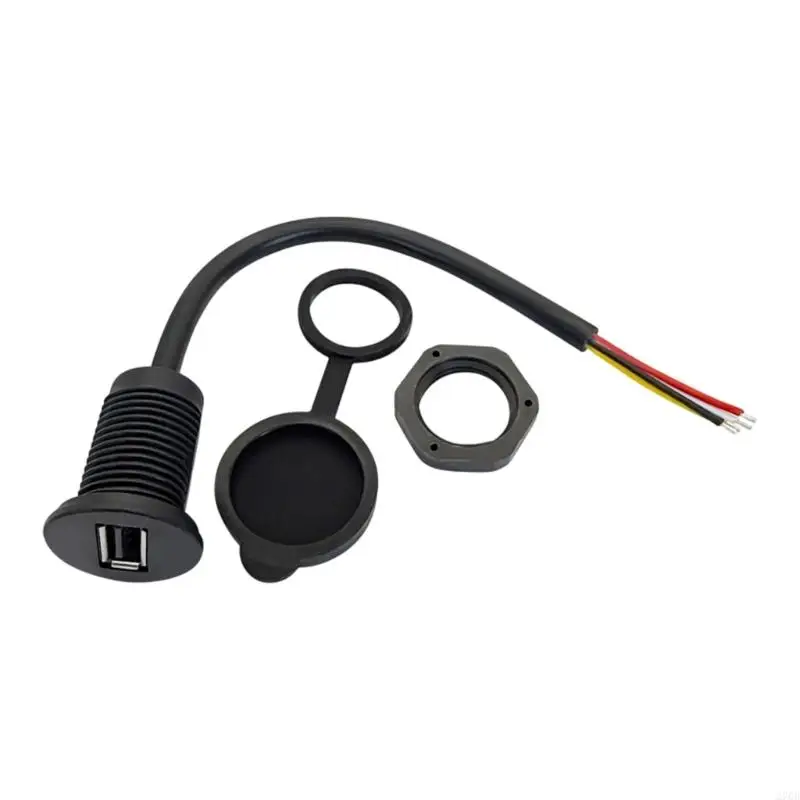  Fast Speed USB A Female Extension Cable Waterproof Design for Marine Vehicle