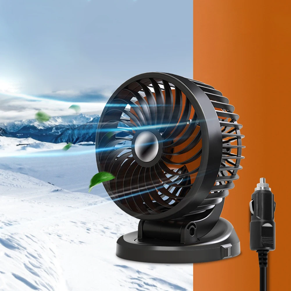 مروحة قابلة للتعديل 360 درجة لسيارة تشيشان F612 كفاءة في استخدام الطاقة 5 وات، مروحة تبريد السيارة بتصميم مدمج لاستخدام السيارة #2