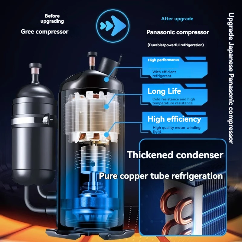 Nuovo condizionatore d'aria industriale Condizionatore d'aria mobile All-in-one Dispositivo di raffreddamento dell'aria Officina Compressore di raffreddamento commerciale Refrigerazione