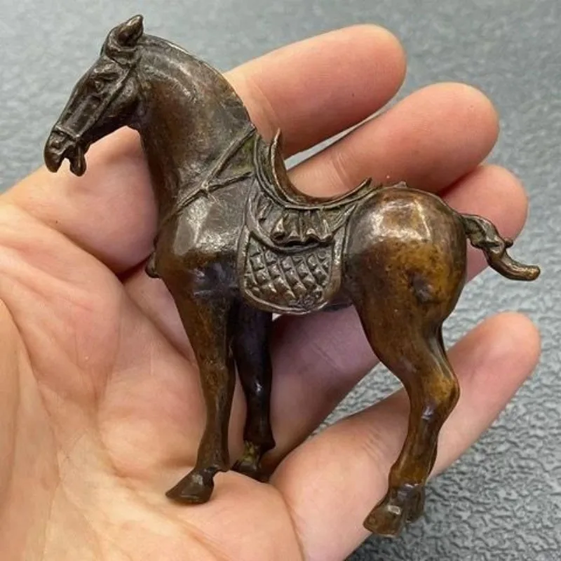 Retro Horse Figure Home Decor Ornament, Zodiac Sign Get Rich Immediately Miniature Desktop Ornaments Home Decoration Accessories