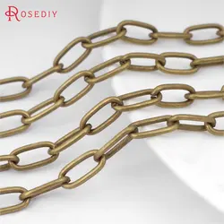 2 Meters Antique Bronze Iron Round Wire O-chain High Quality Necklace Earrings Diy Jewelry Accessories Rosediy official-website
