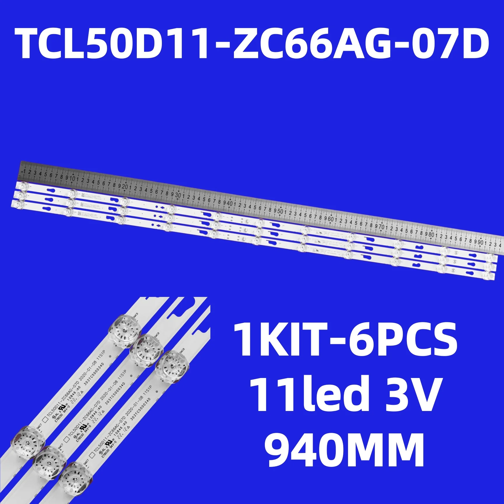 3pcs 50UN70006LA 50UQ70006LB 50UN70006KA 50UN70006 50UQ70006 LVU500L0DXE TC500M08 TCL50D11-ZC62AG-03 303TC500036 4C-LB500T-ZC8