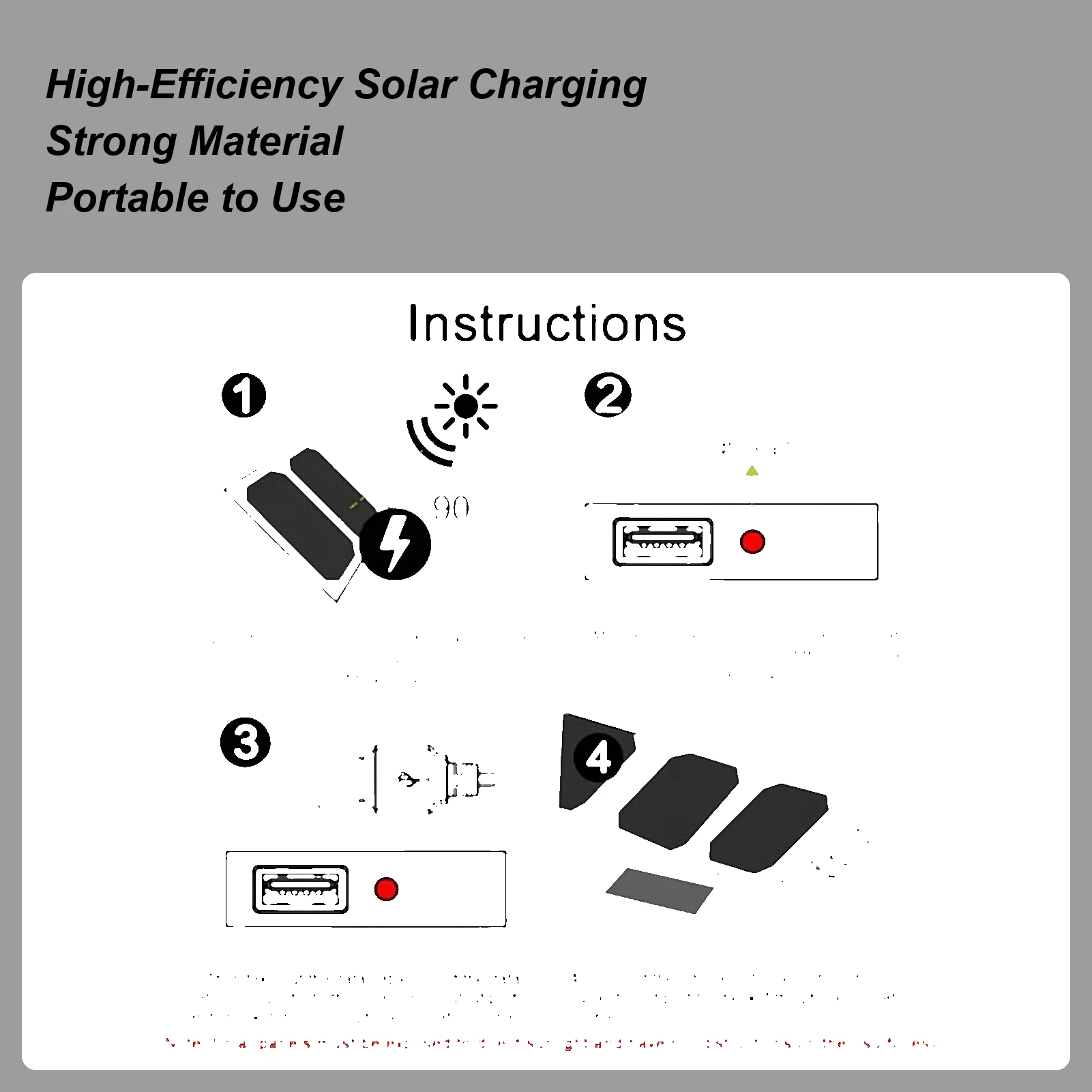 

Солнечное зарядное устройство, водонепроницаемая портативная солнечная панель для мобильного телефона, складное зарядное устройство для телефона и планшета для дома, уличного автомобиля, автофургона, пешего туризма