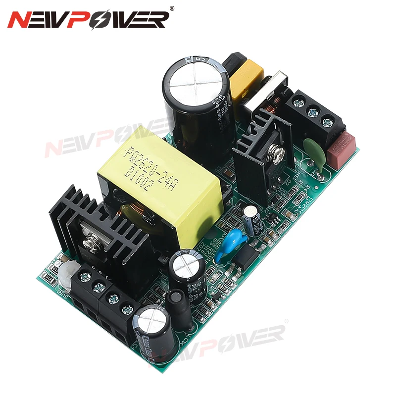 60W DC Power supply 5V 12V 15V 24V 48V QYR-60W With digital display Single group output guide rail industrial power supply100W