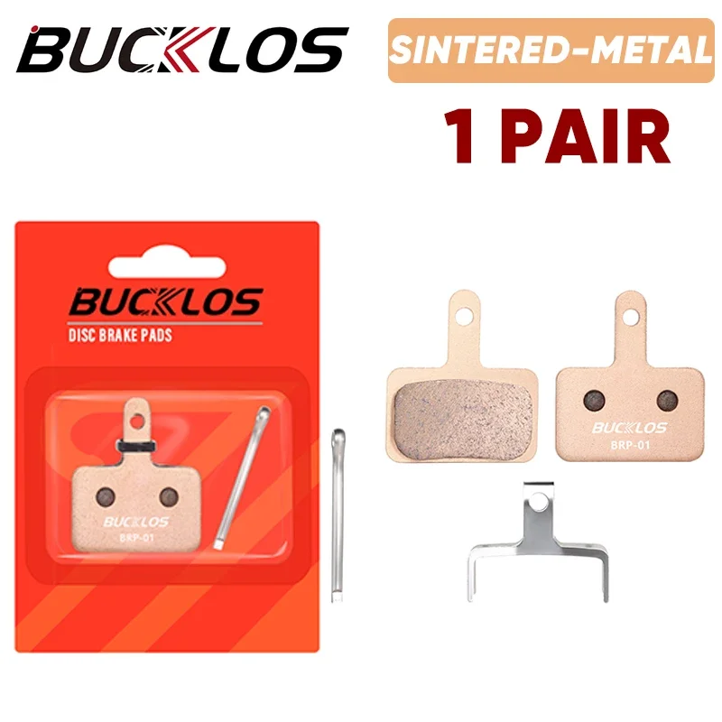 Bucklos fahrrad gesinterte metalls ch eiben bremsbeläge mtb hydraulische scheiben bremsbelag passend b01s b05s fahrrad brems teil für shimano mt200 m535