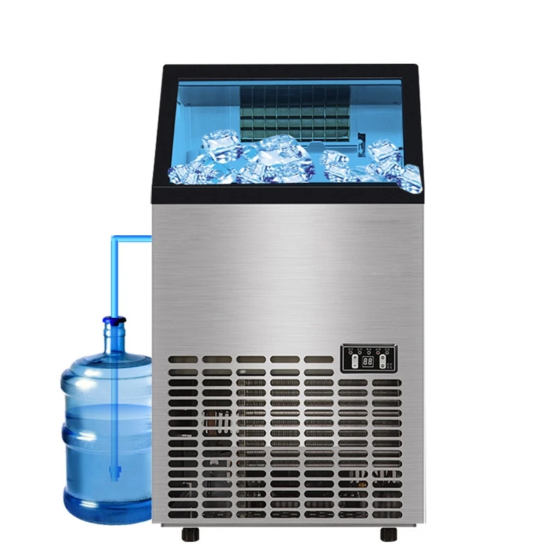Countertop Ice Maker - Self-Cleaning Portable Ice Cube Machine (26Lbs/24H, 3 Ice Sizes, Compact for Home/Office/Bar）