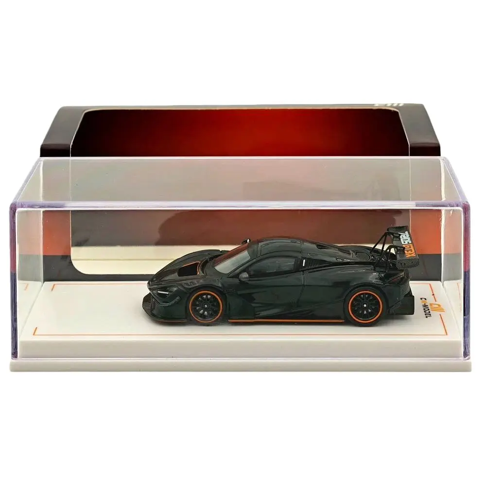 1-64-pour-cm-720s-gt3-x-super-racing-sports-noir-moule-sous-pression-modele-de-voiture-limitee-a-collectionner