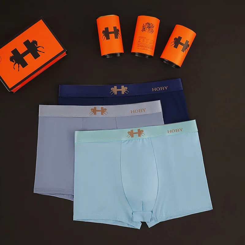 3Pcs Men\'s Premium Boxer Men\'s Magnet Breathable Underwear Fashion Technology Men\'s Underwear L-4XL
