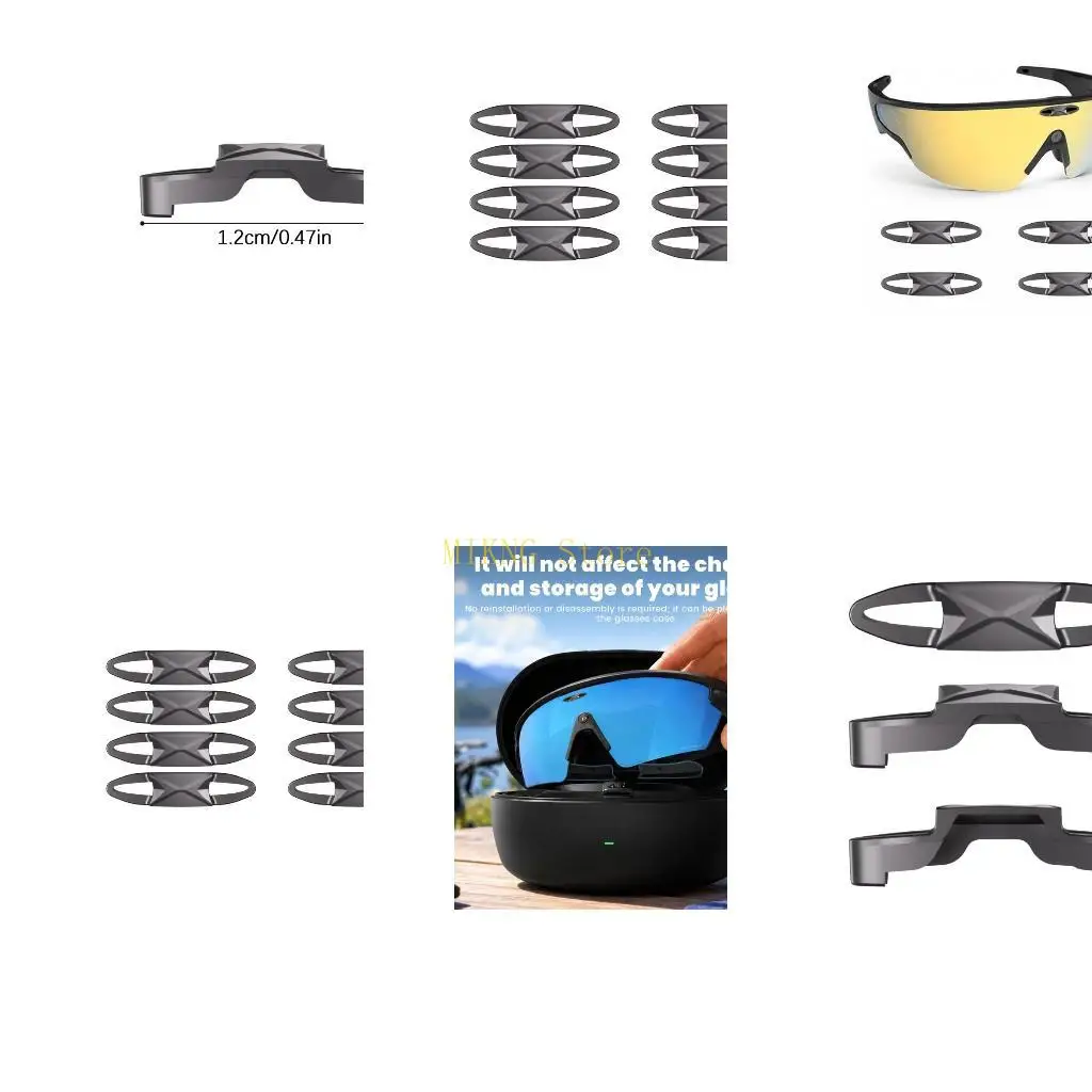 Glasses Front Frame Privacy Cover, Flexible Add-On Light Blocking Sticker 8Pcs Best Sale