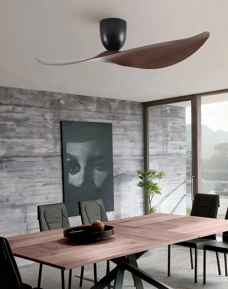 FUMANJIA 52-Inch Low-Profile Ceiling Fan for Home – No Light, Remote — detail 1