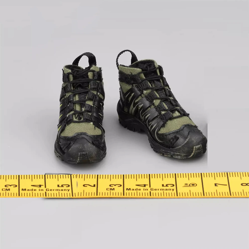 1/6 Easy&Simple ES 26064A Special Mission Unit Operation Soldier Male Black Solid Shoe Boots For 12