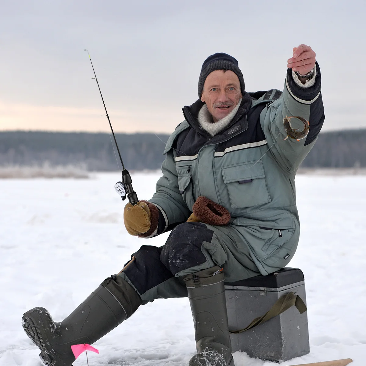 صغيرة 50 سنتيمتر 2-جزء الجليد الصيد رود الشتاء طوف القطب شفافة لينة الذيل طوف صغير قضيب طويل صب الجليد صمام قضيب تجمع القطب