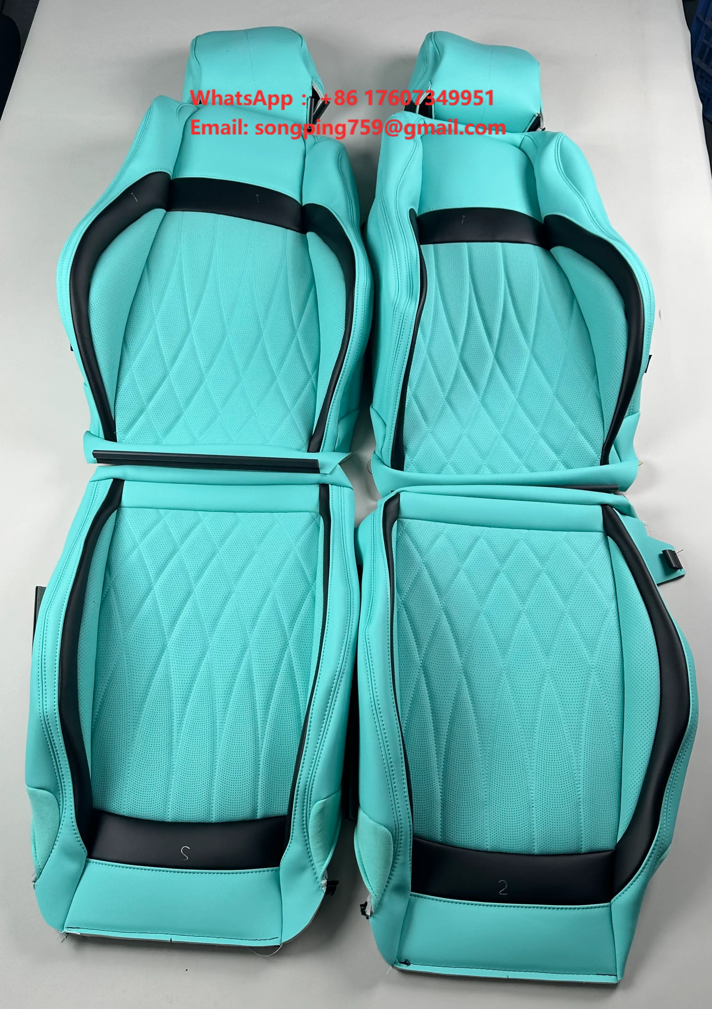 For Mercedes Benz C Class W204 W205 C180 C200 C300 Luxury Leather Car Seat Covers Full Set Waterproof
