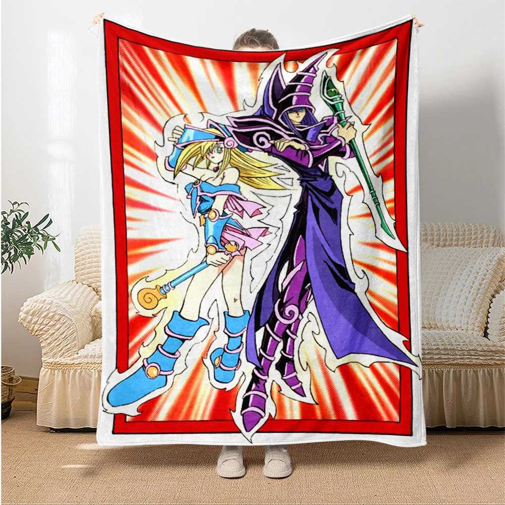 

Dark Magician Throws Blanket Super Soft mythical fantasy kawaii Blanket for Travel Bedding CouchBirthday Gift Sofa Bed Blanket