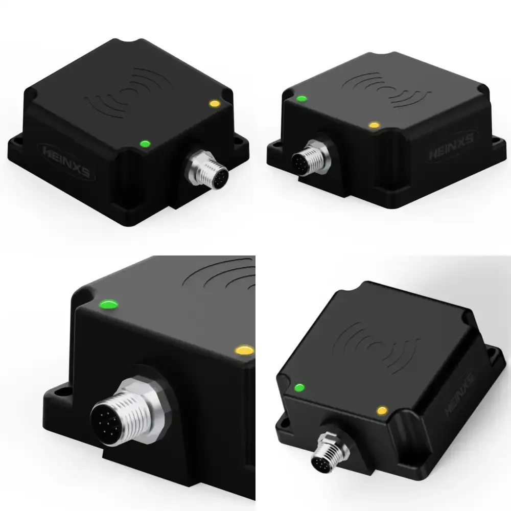 

HEINXS HRF1-E06P High-frequency RFID Reader PNP/NPN Output DC24V ABS + Stainless Steel Bracket Mount for Industrial