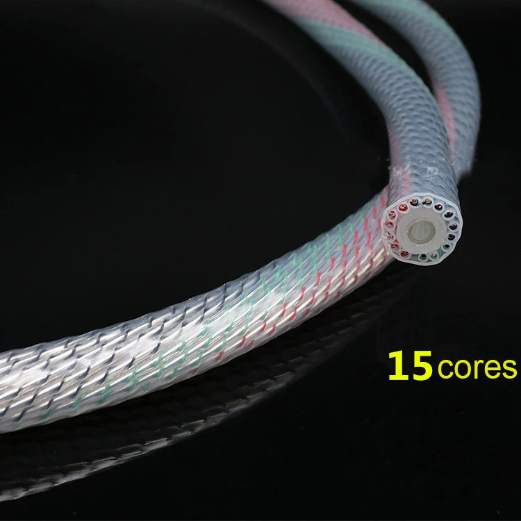 7N Copper Silver Plated 6/9/12 Core Bulk Power Cable DIY Speaker Cable Bulk Wire For Amplifier CD Player