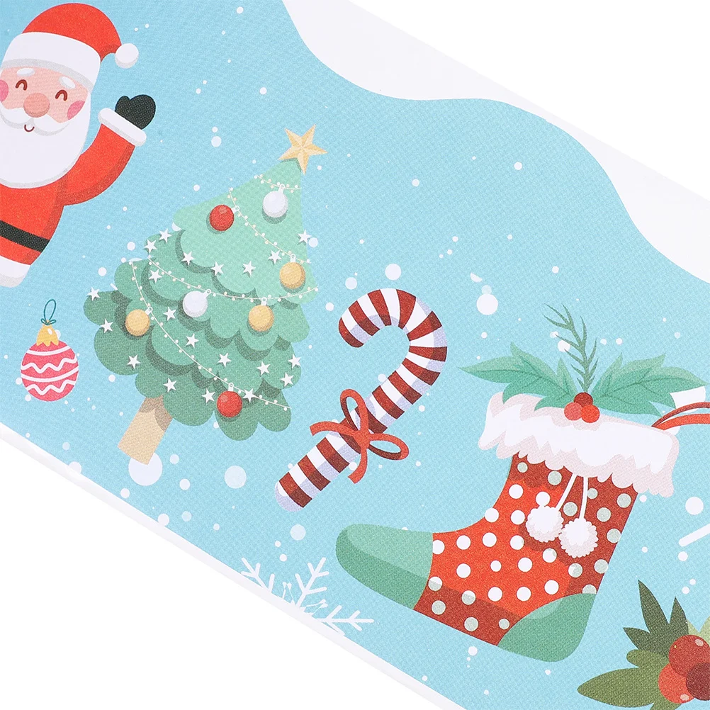 

2 Rolls Adhesive Border Trim Sticker For Classroom Bulletin Board Decor Wear-Resistant Replaceable Border Paper Decoration Craft