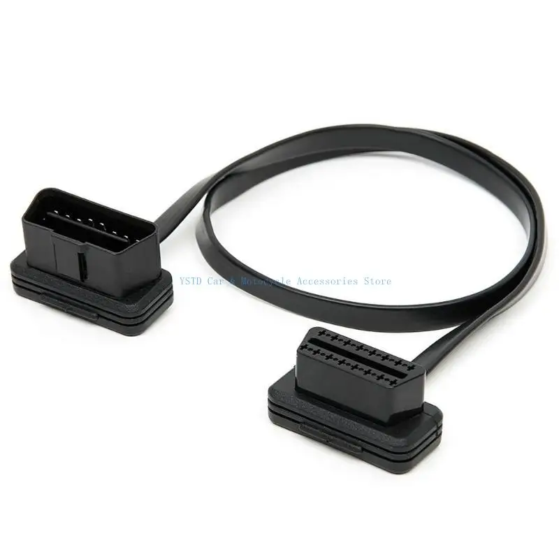L5BC Diagnostic Extender Cord Adapter OBD OBDII OBD2 Auto Car Male To Female Car Scanner Extension Wire Adapter 11/23/39/59in