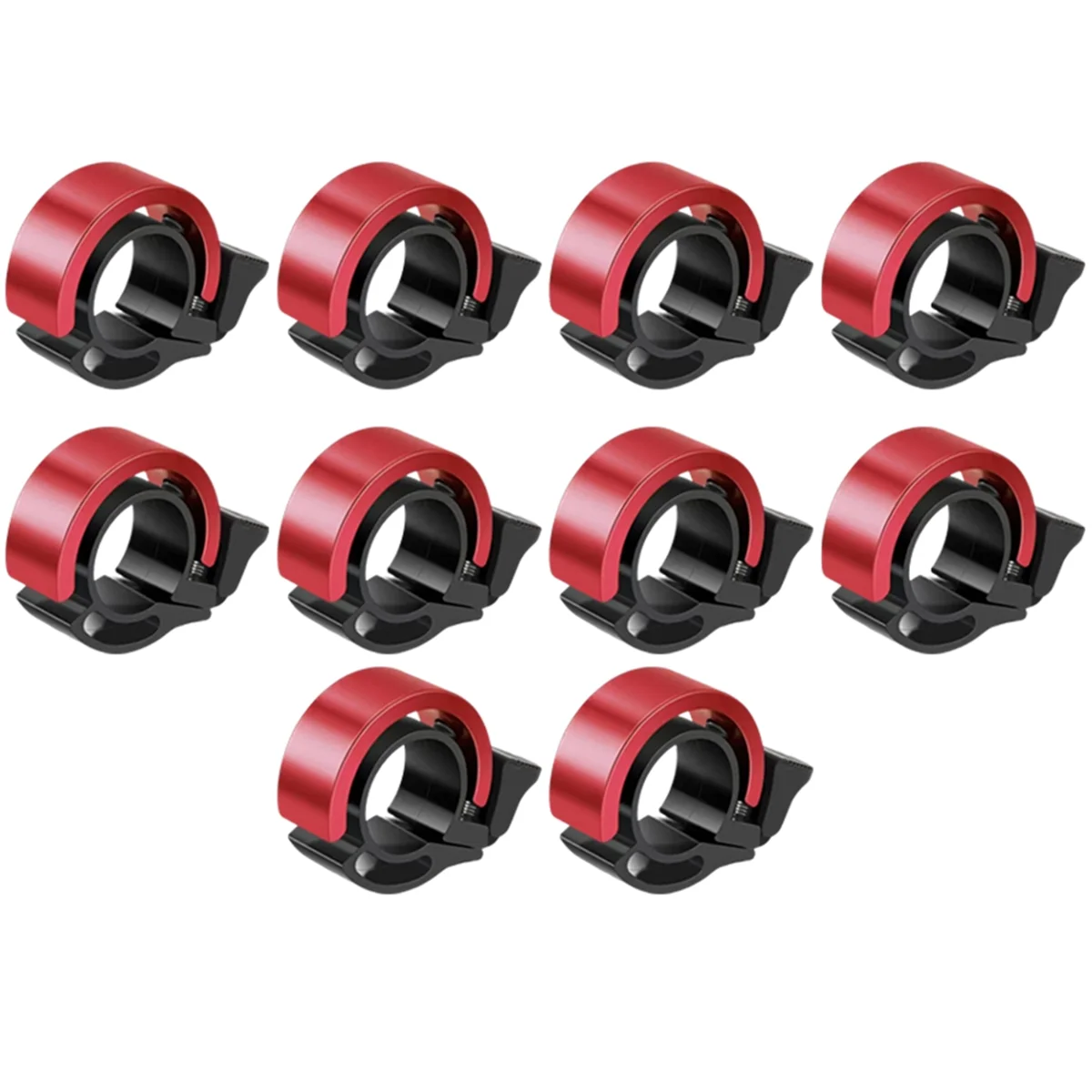 Bicycle Bell Ultra-Loud Bright Horn Mountain Car Universal Stealth Folding Horn Ride Equipment Accessories Red