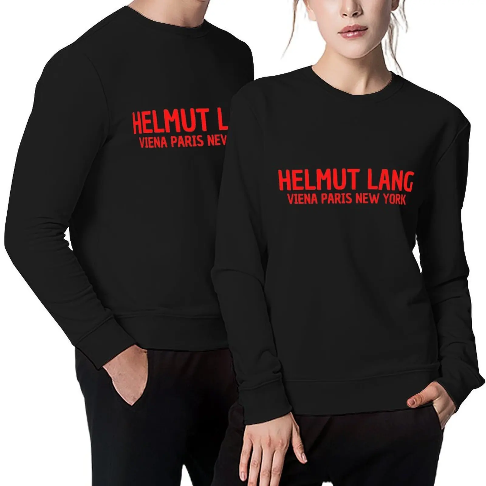 

Helmut Lang Pullover mens clothing men wear korean autumn clothes men's sweat-shirt set hooded sweatshirt
