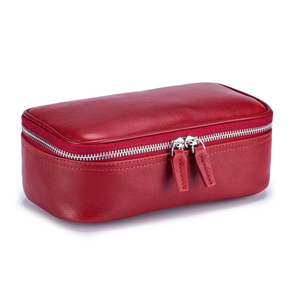 Lady Bag Large-capacity Travel Handbag Business Trip Toiletry Storage Bag Lady Bag Crocodile-pattern Genuine Leather Makeup Bag