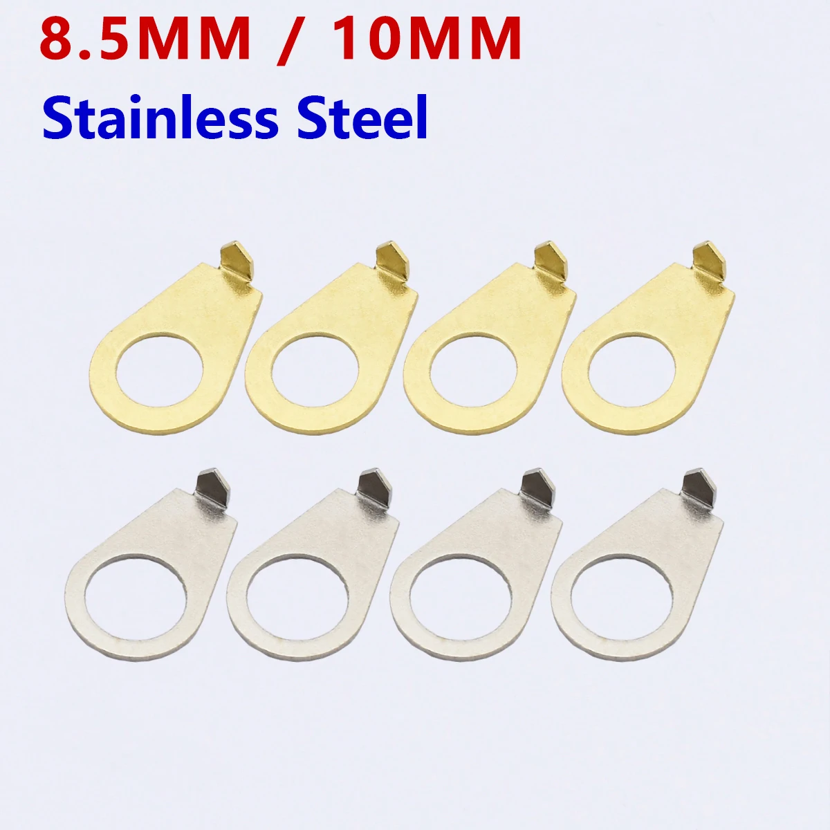 【Stainless Steel】4 Pieces Electric Guitar Knob Pointer Washer / Potentiometer(POT) Pointer Washer   8.5MM / 10MM