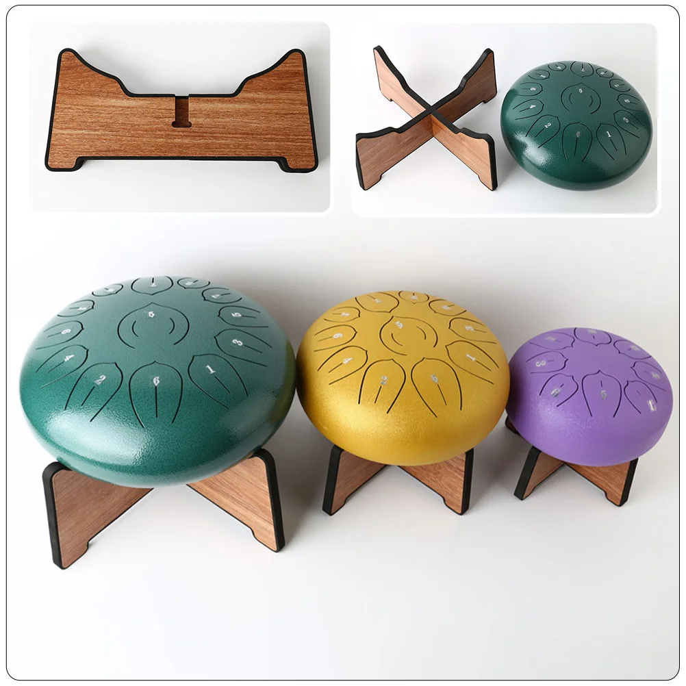 

Steel Tongue Drum Foldable Stand High-Class Material Stable Detachable Floor Holder for Professional Musicians