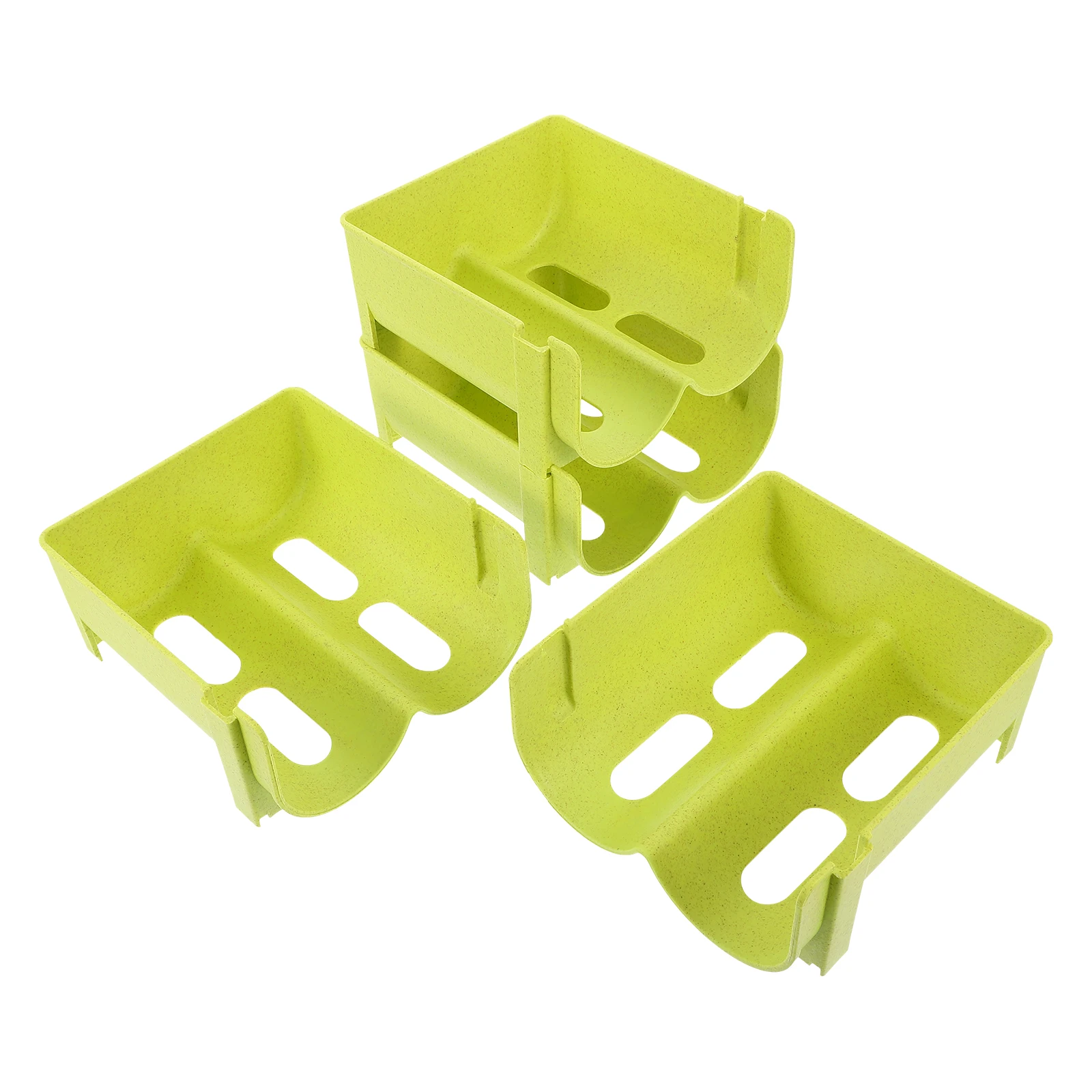 

4 Pcs Drawer Rack Thick Smooth Storage Bottle Holder Can Organizer Soda Pantry Stackable Space Saving Beverage Racks