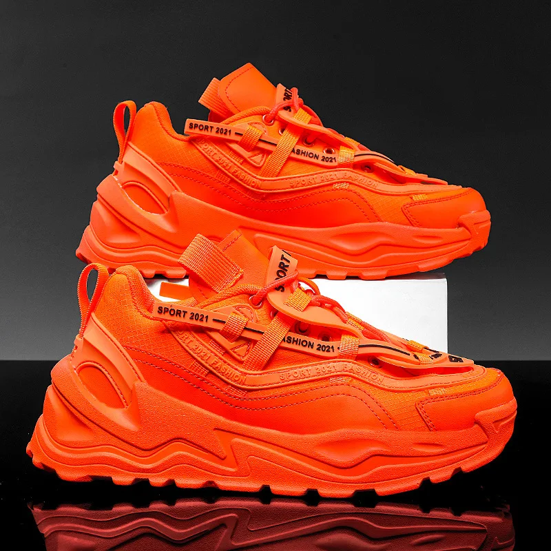 Fashion Men Casual Platform Women White Shoes Trend Breathable Sneakers canvas boots running shoes Man Platform Shoes Footwear
