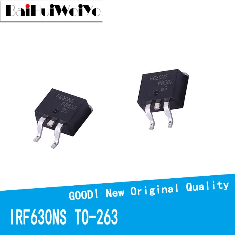 

10PCS/LOT IRF630NS F630NS IRF630NSTRLPBF IRF630 TO-263 New IC Chipset MOSFET MOSFT TO263 Three-Terminal Voltage Regulator
