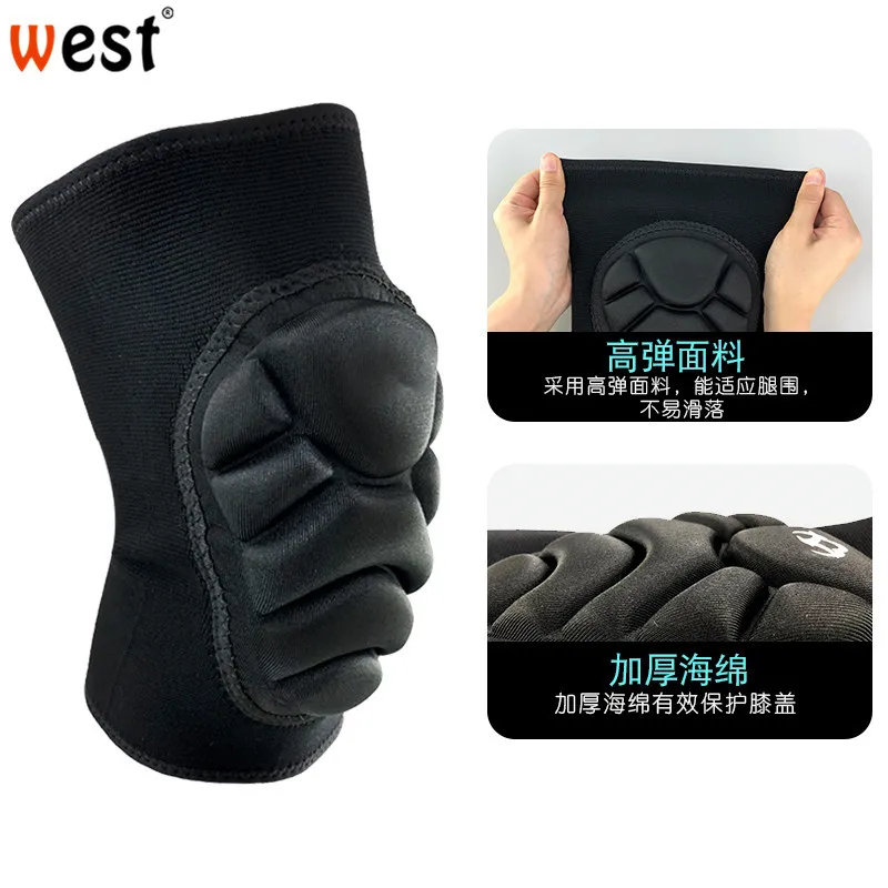 Sports Thickening Knee Pads Sports Kneepad Brace Support Dancing Anti Collision Elastic Knee Protector