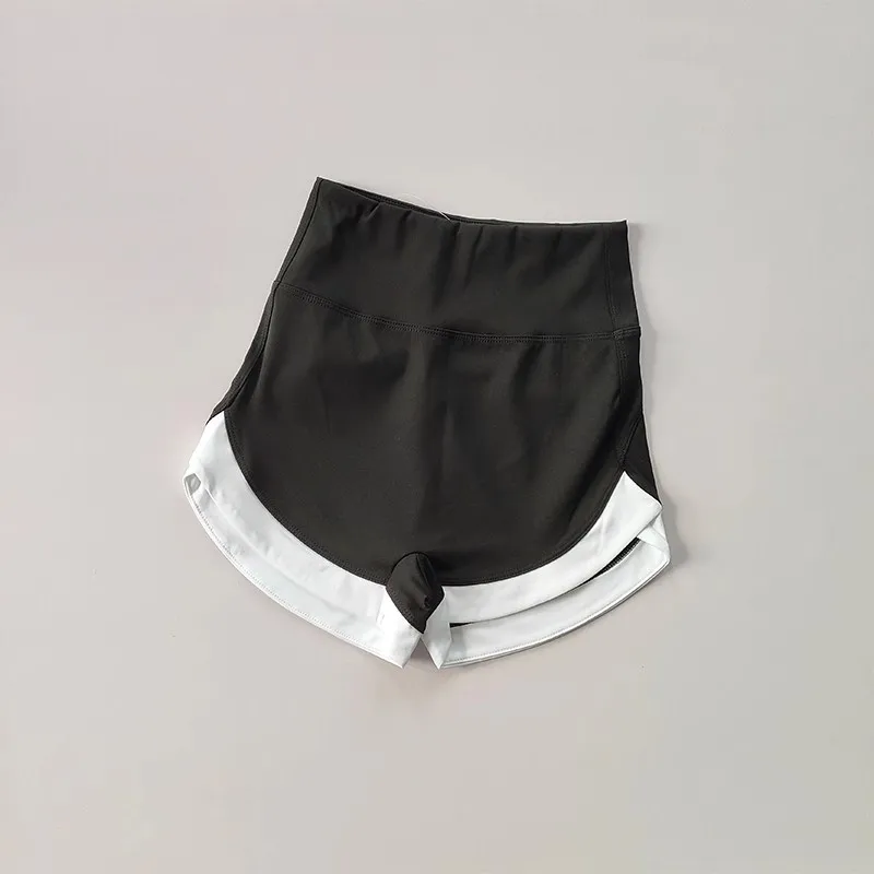 Hochgeschnittene Yoga-Shorts für Damen, Fitness, Push-Up, Po-Formend, Gym, Sport, Radfahren, Laufen, Leggings für Frauen – Detail 19