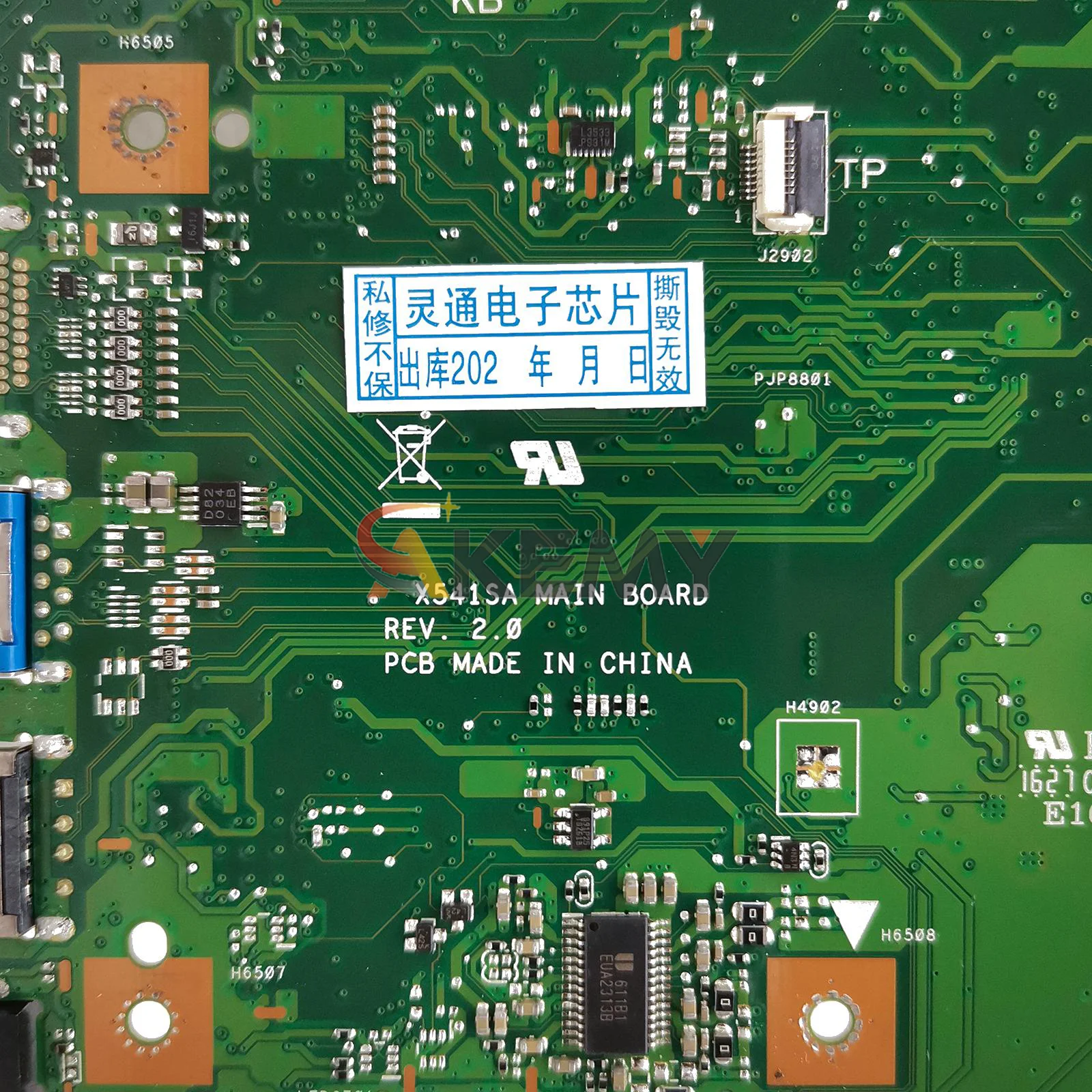 Placa base para ordenador portátil X541SA para ASUS VivoBook D541S X541SA A541S R541S X541SC X541S F541S placa base para portátil con CPU Celeron stk